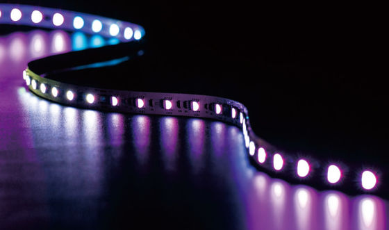 SPI Digital SMD 5050 RGB LED Strip DC24V 14.4W 10mm RGBIC LED Strip Lights